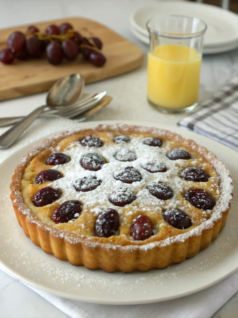 tarte aux raisins