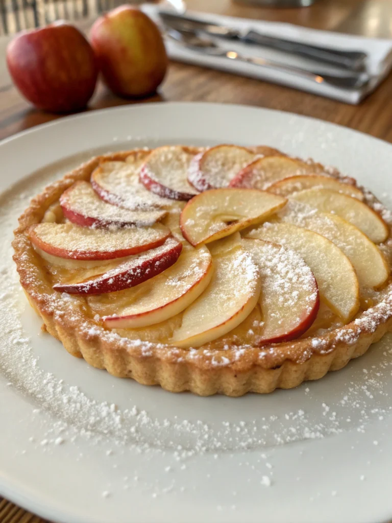 tarte fine aux pommes