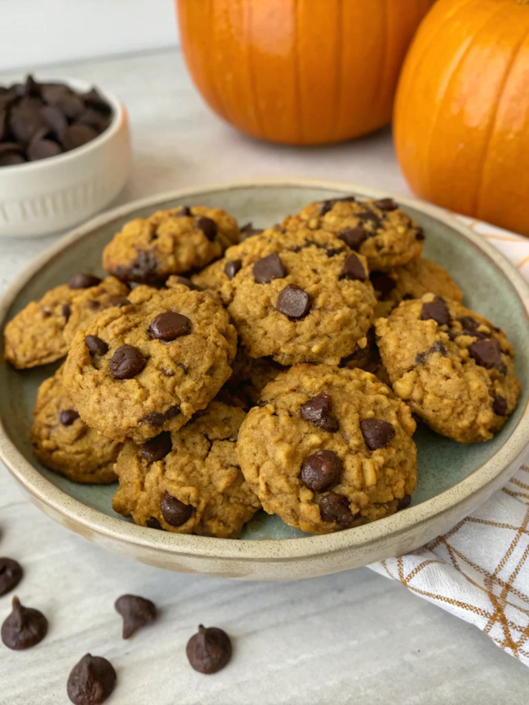 Cookies avoine chocolat courge