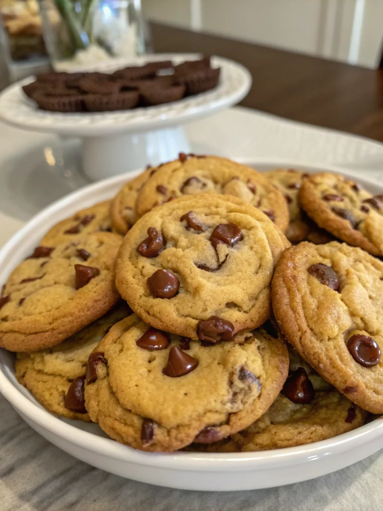 cookies aux pépites de chocolat dessert gourmand