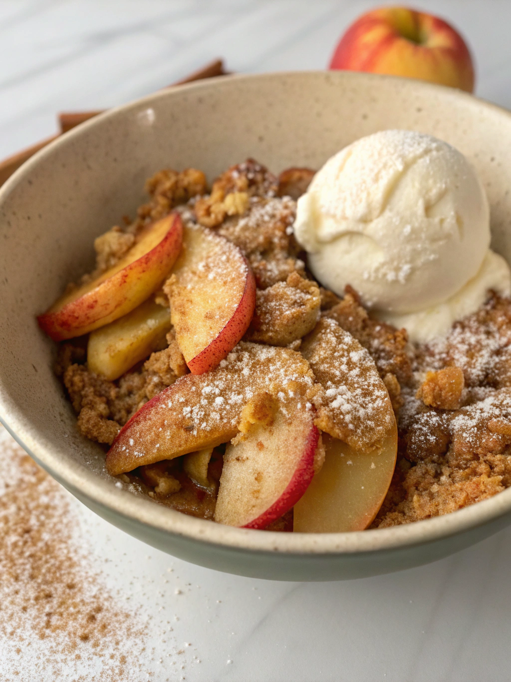 crumble aux pommes