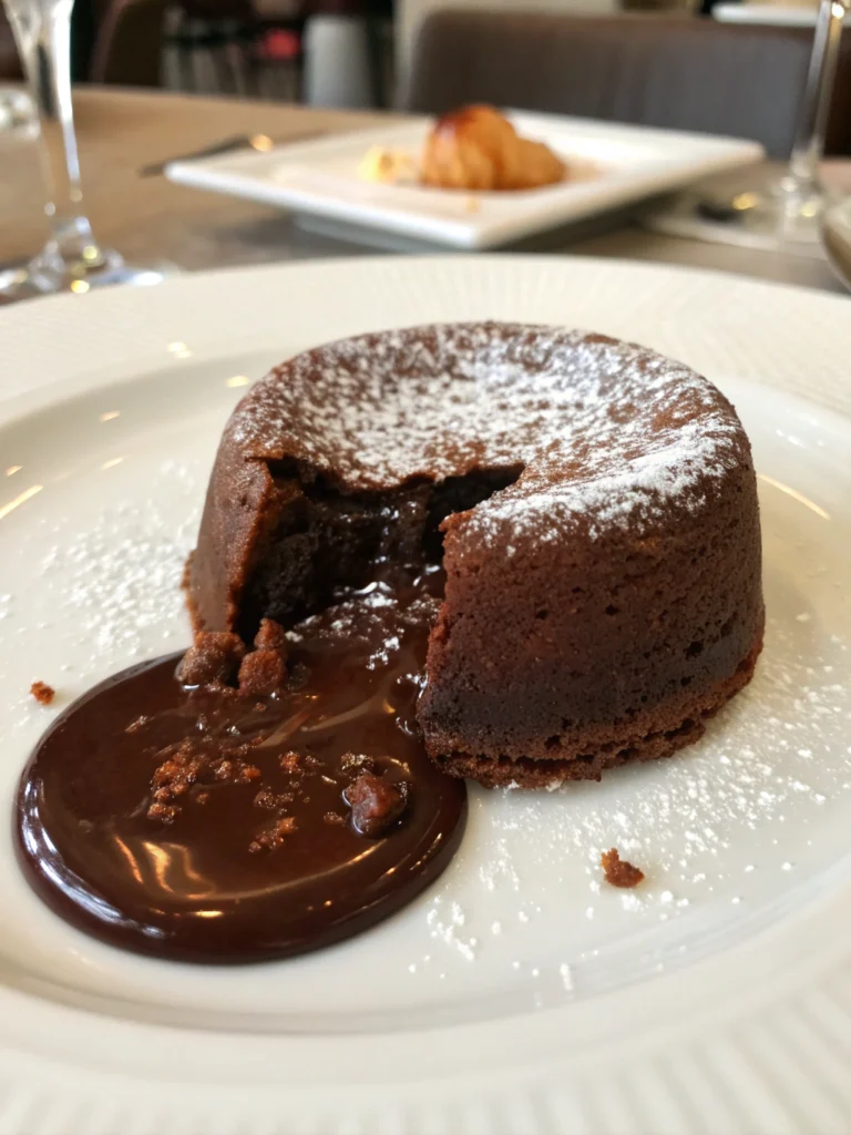 fondant au chocolat
