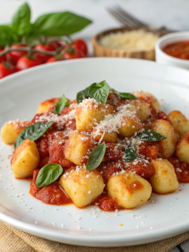 gnocchis à la sauce tomate