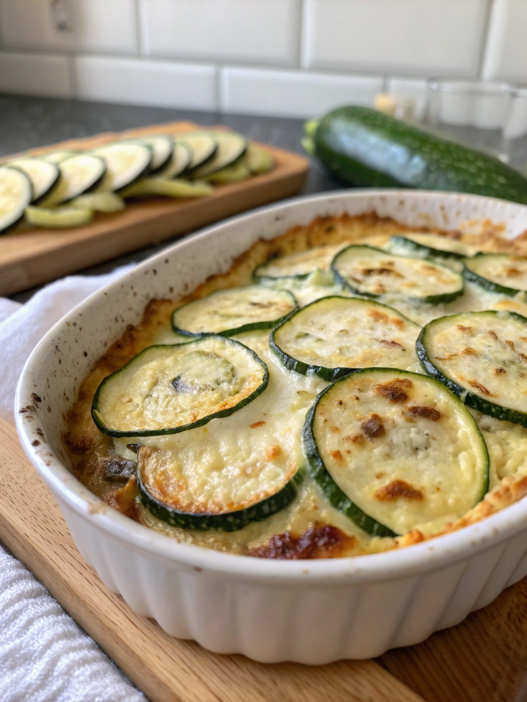 gratin de courgettes au fromage