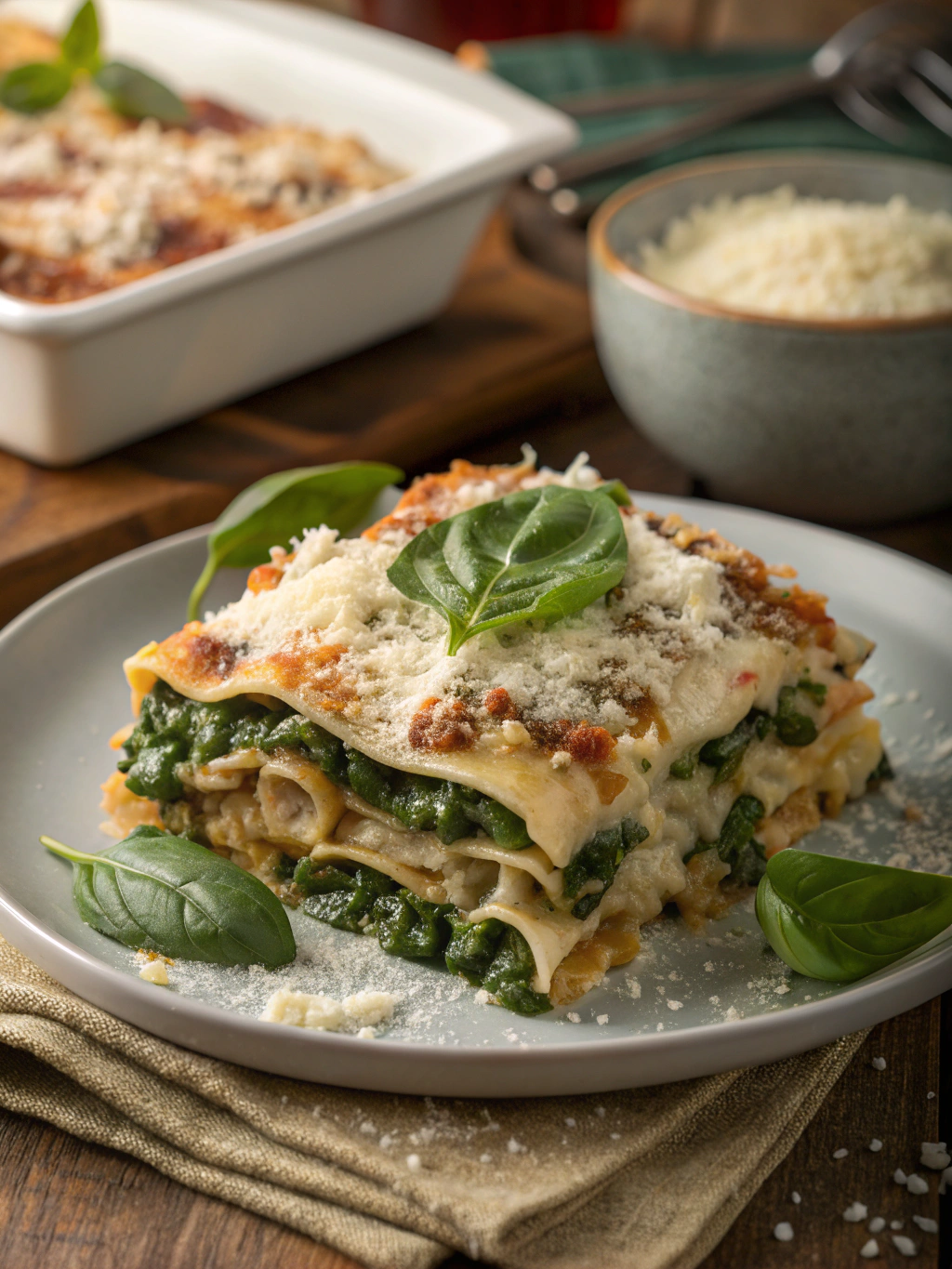 lasagnes aux épinards ricotta