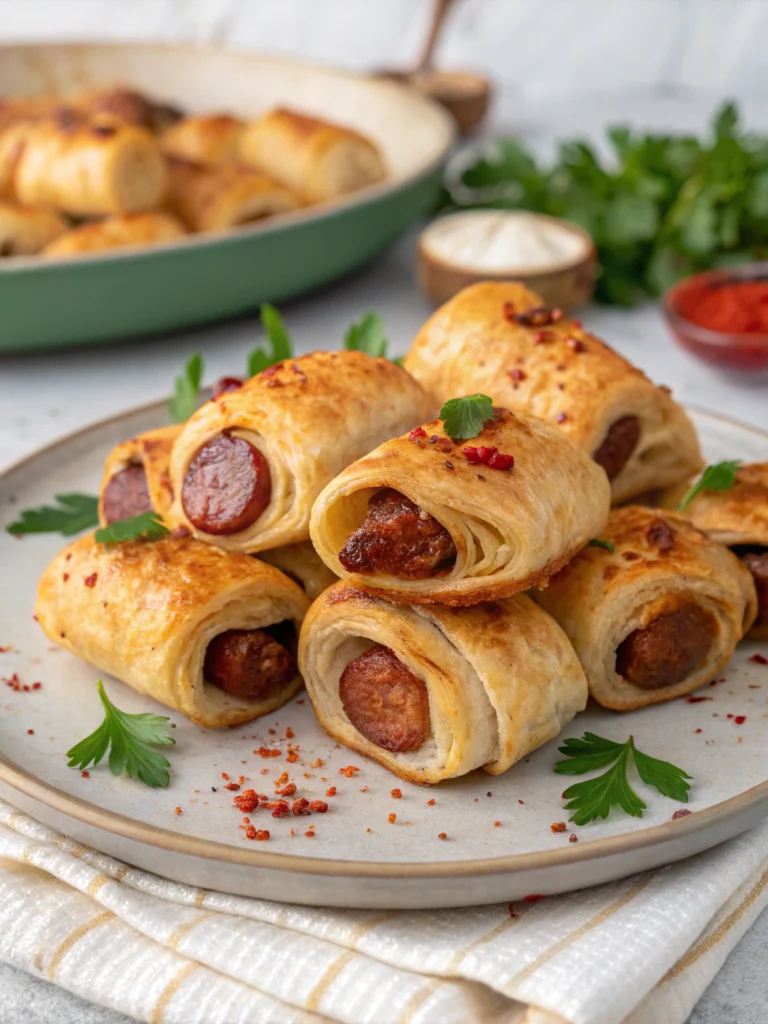 momies feuilletées saucisses