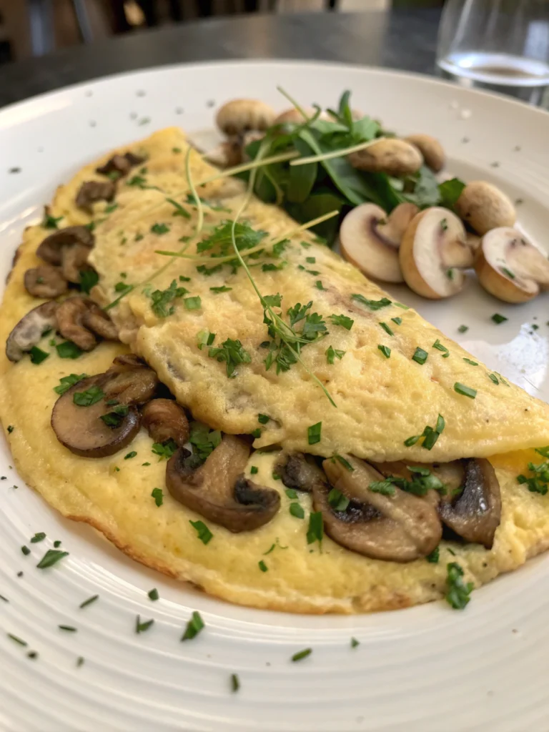 omelette aux champignons