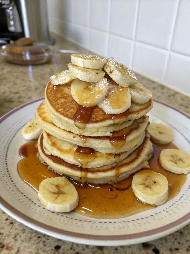 pancakes à la banane