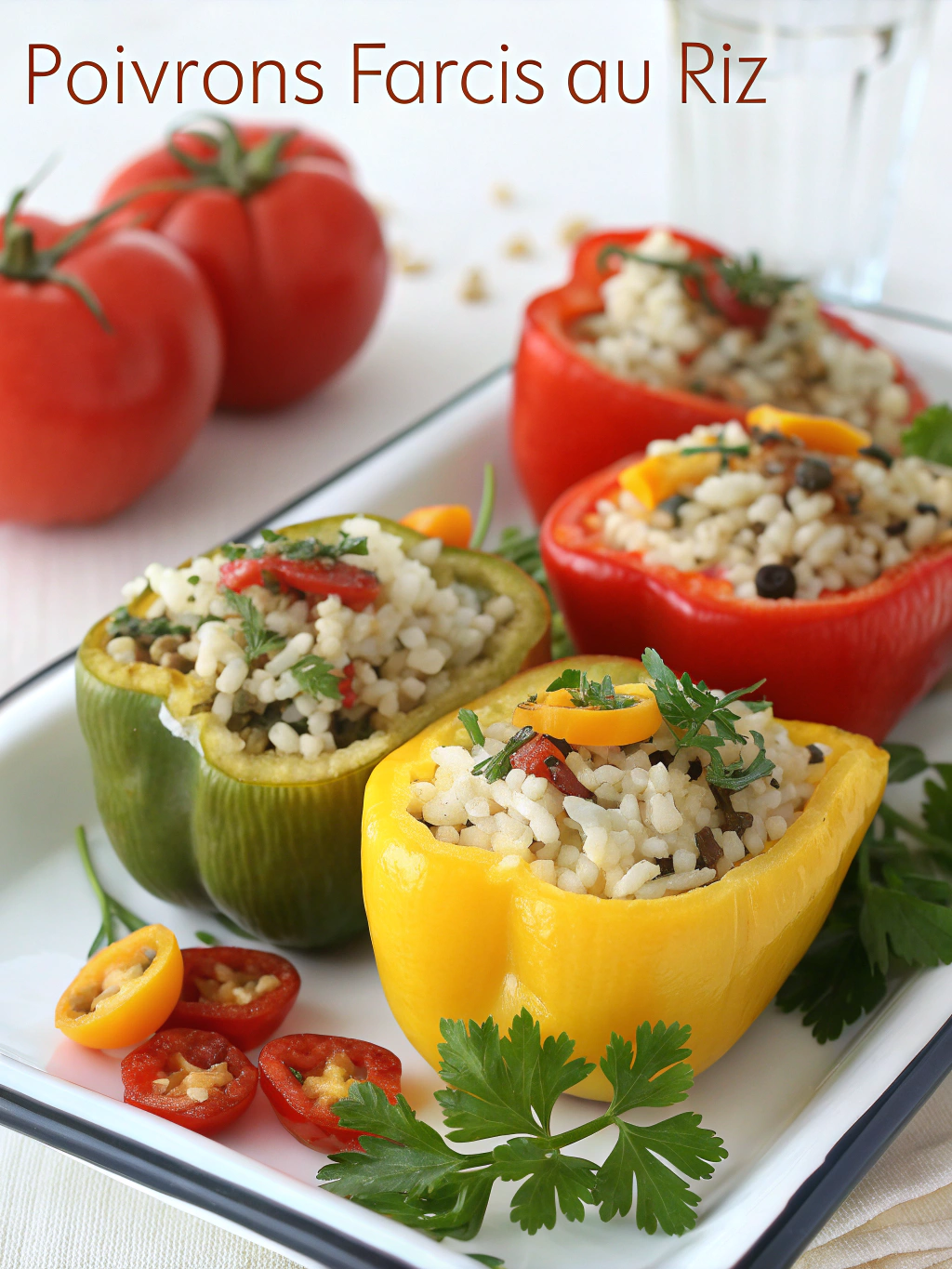 poivrons farcis au riz