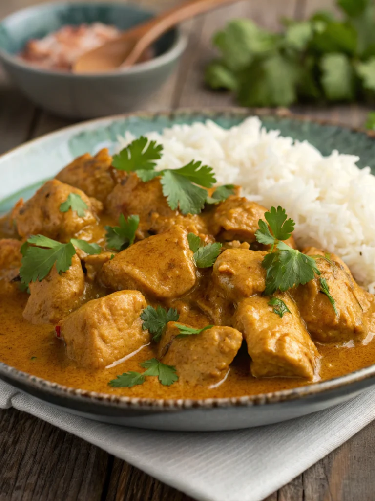 poulet au curry rapide