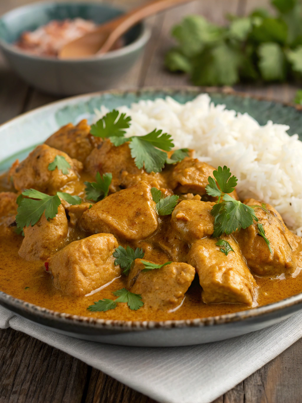 poulet au curry rapide