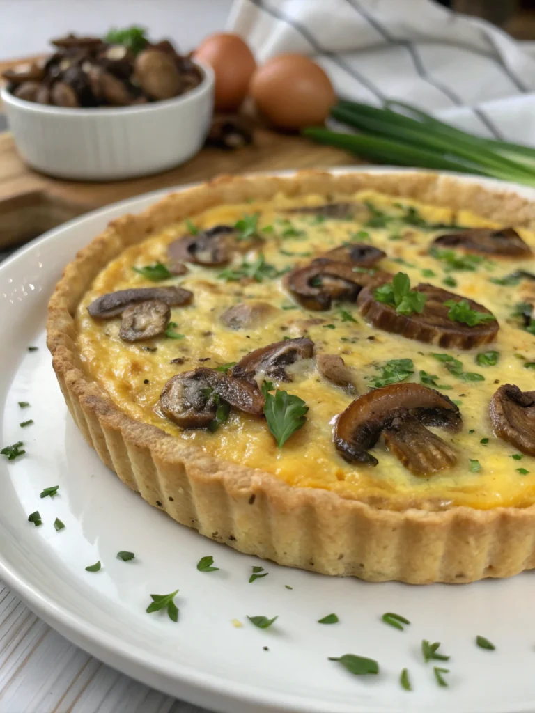 quiche aux champignons