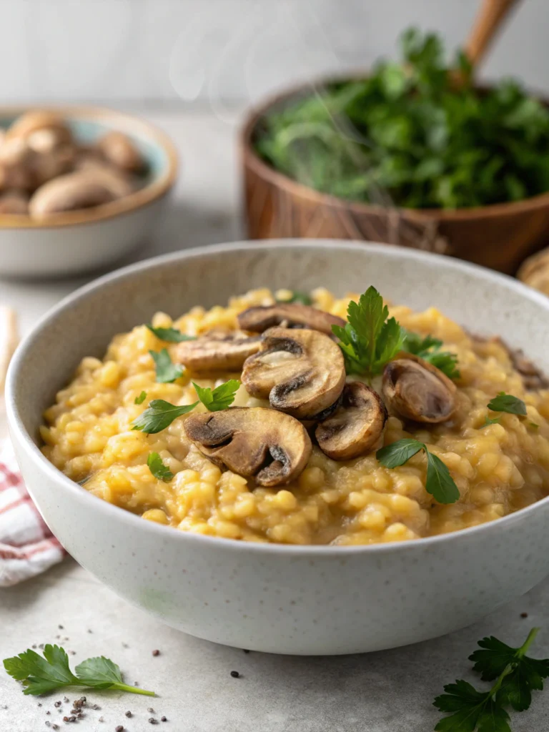 risotto aux champignons