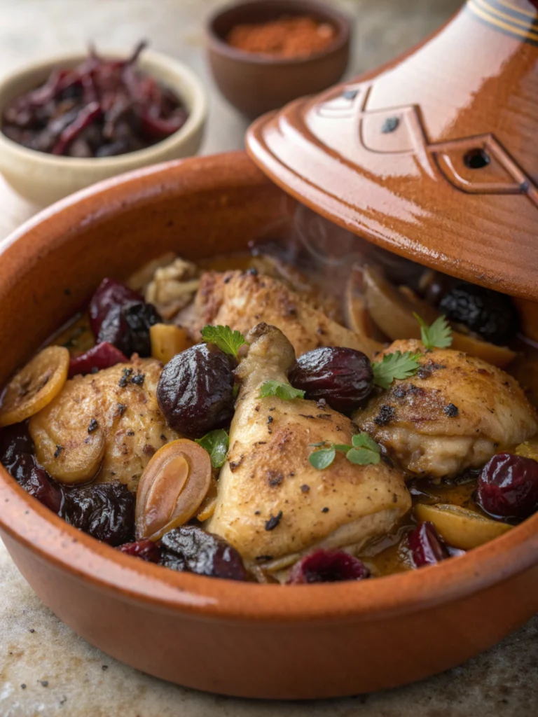 tajine de poulet aux pruneaux