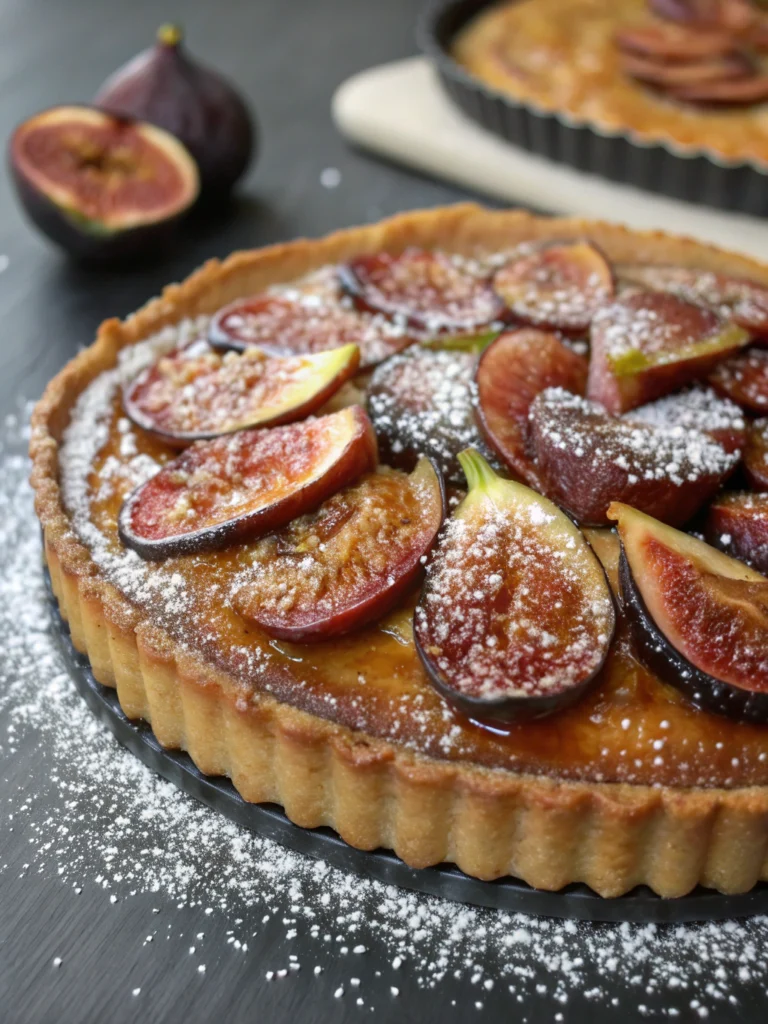 tarte aux figues caramélisées