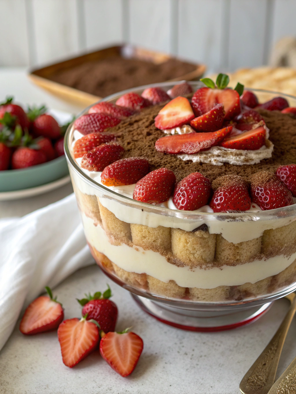 tiramisu aux fraises