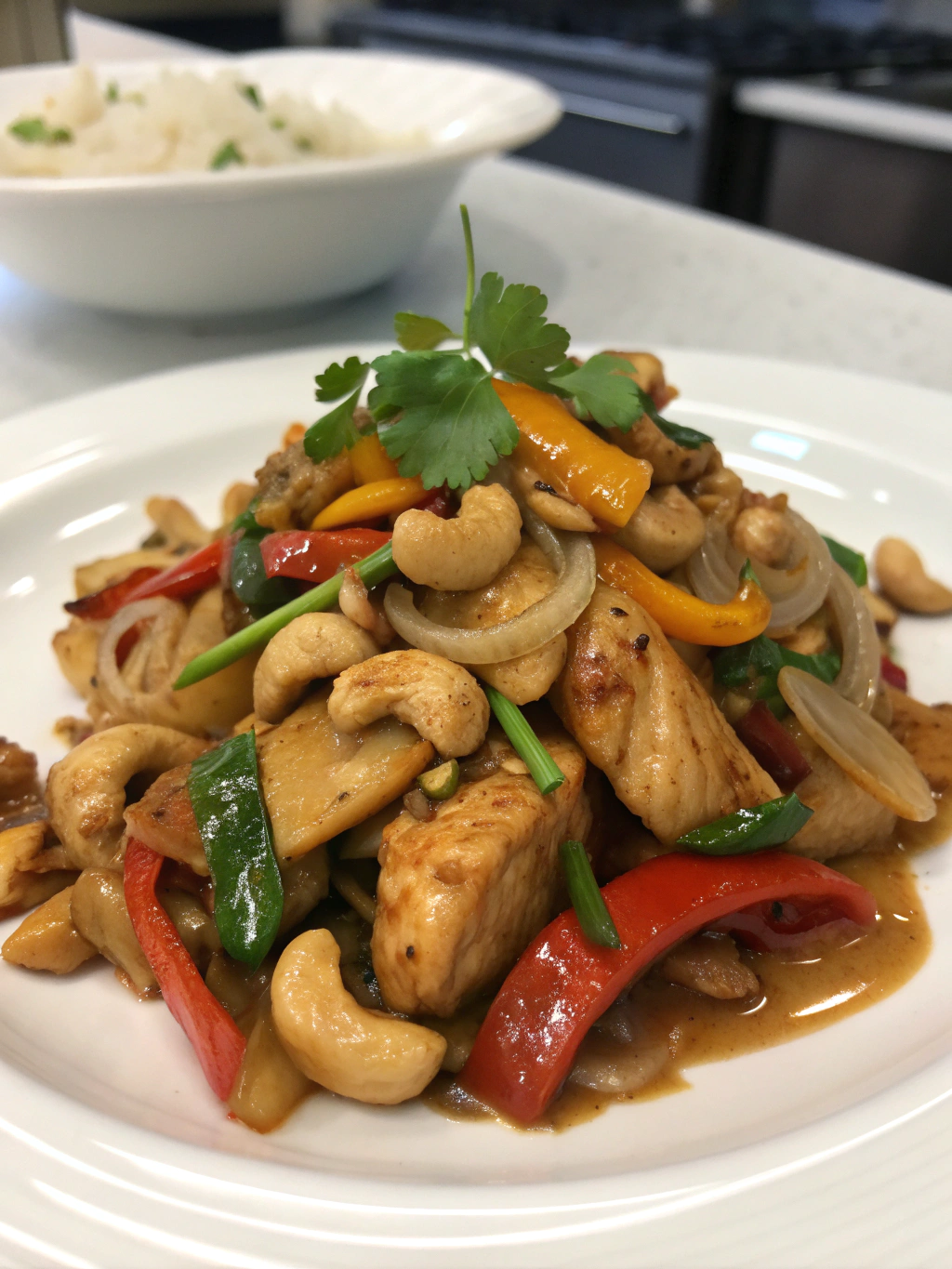 Poulet Sauté aux Noix de Cajou