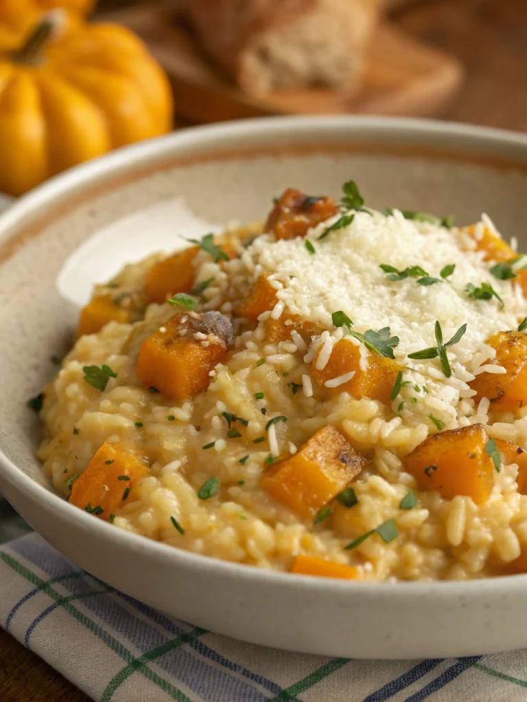 risotto potimarron parmesan