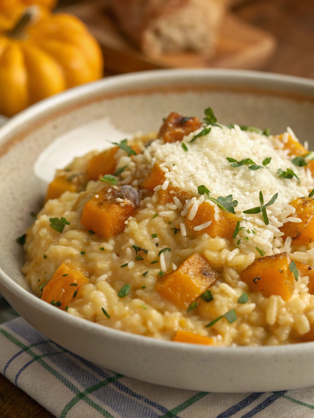 risotto potimarron parmesan