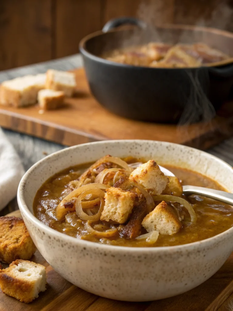 soupe à l’oignon