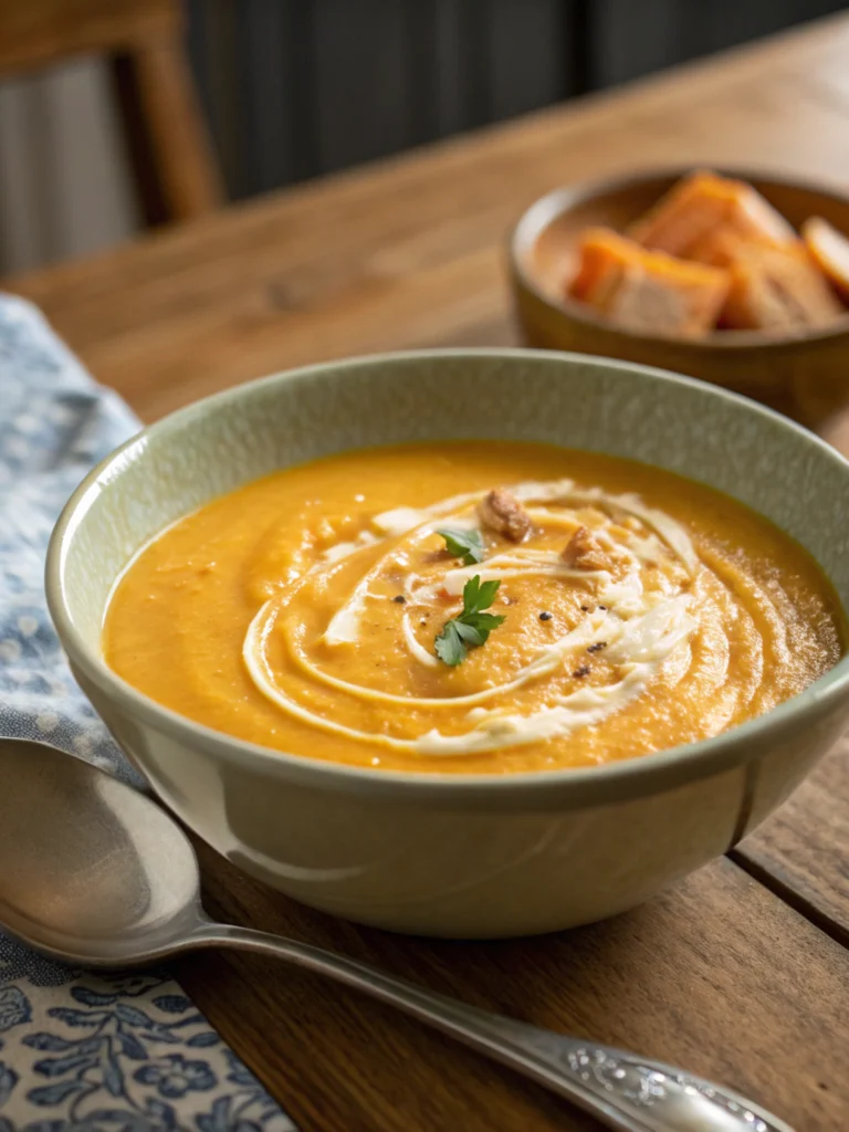 soupe de potimarron veloutée