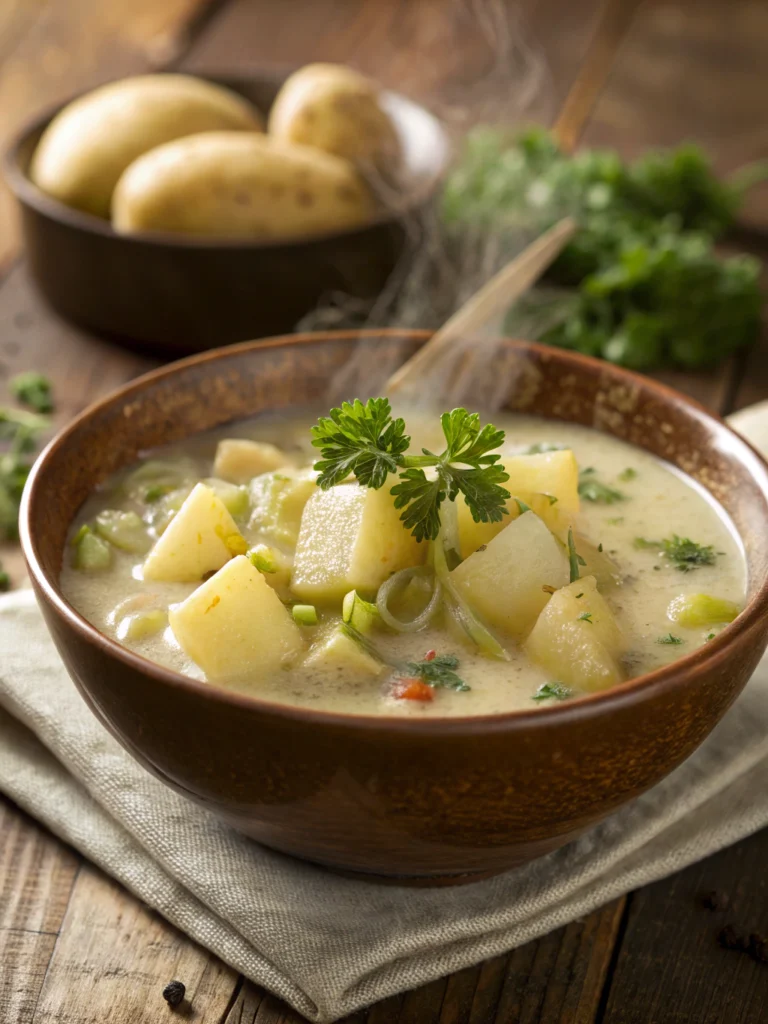soupe poireaux pommes de terre