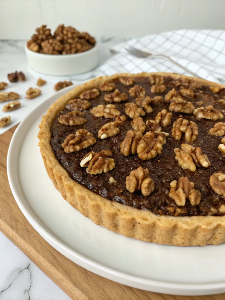 tarte aux noix croustillante