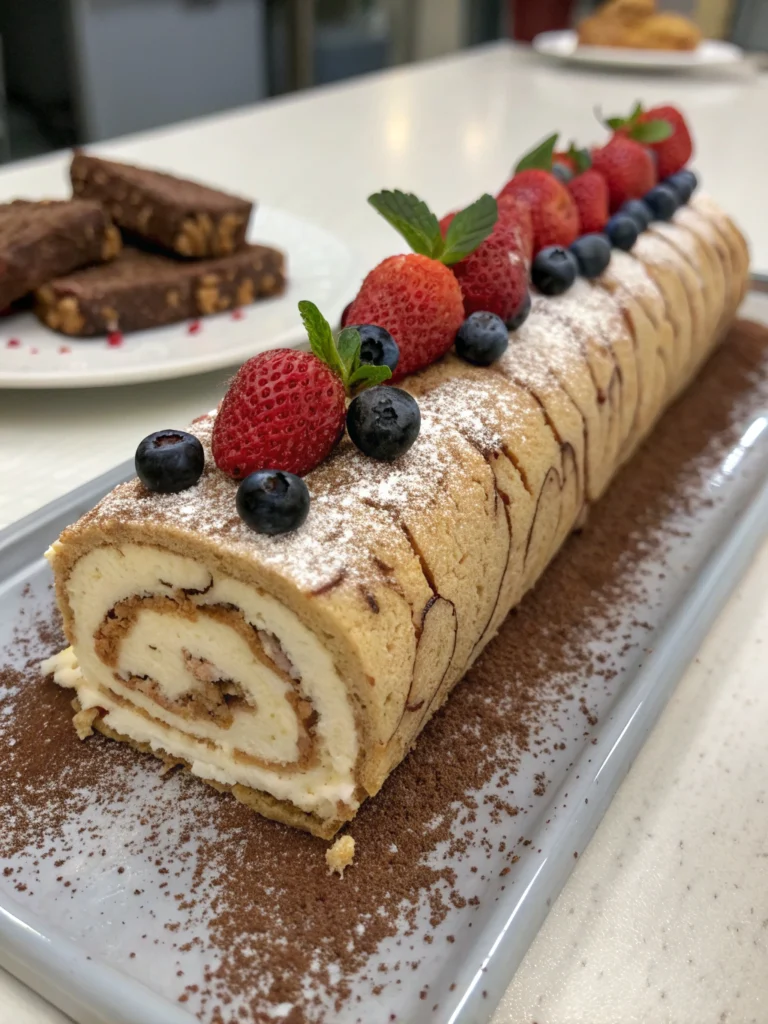 bûche tiramisu