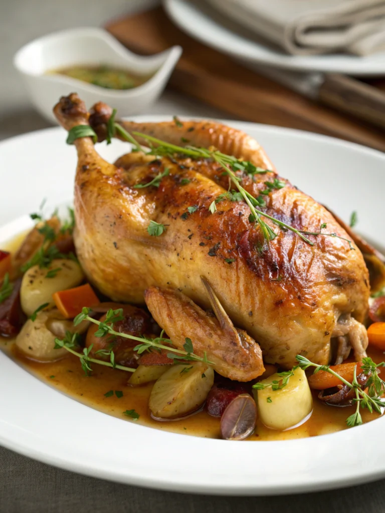 poularde rôtie