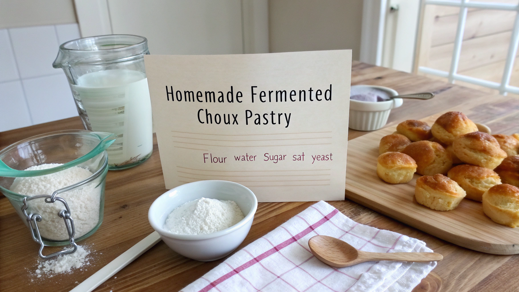 Ingrédients pour chou fermenté maison