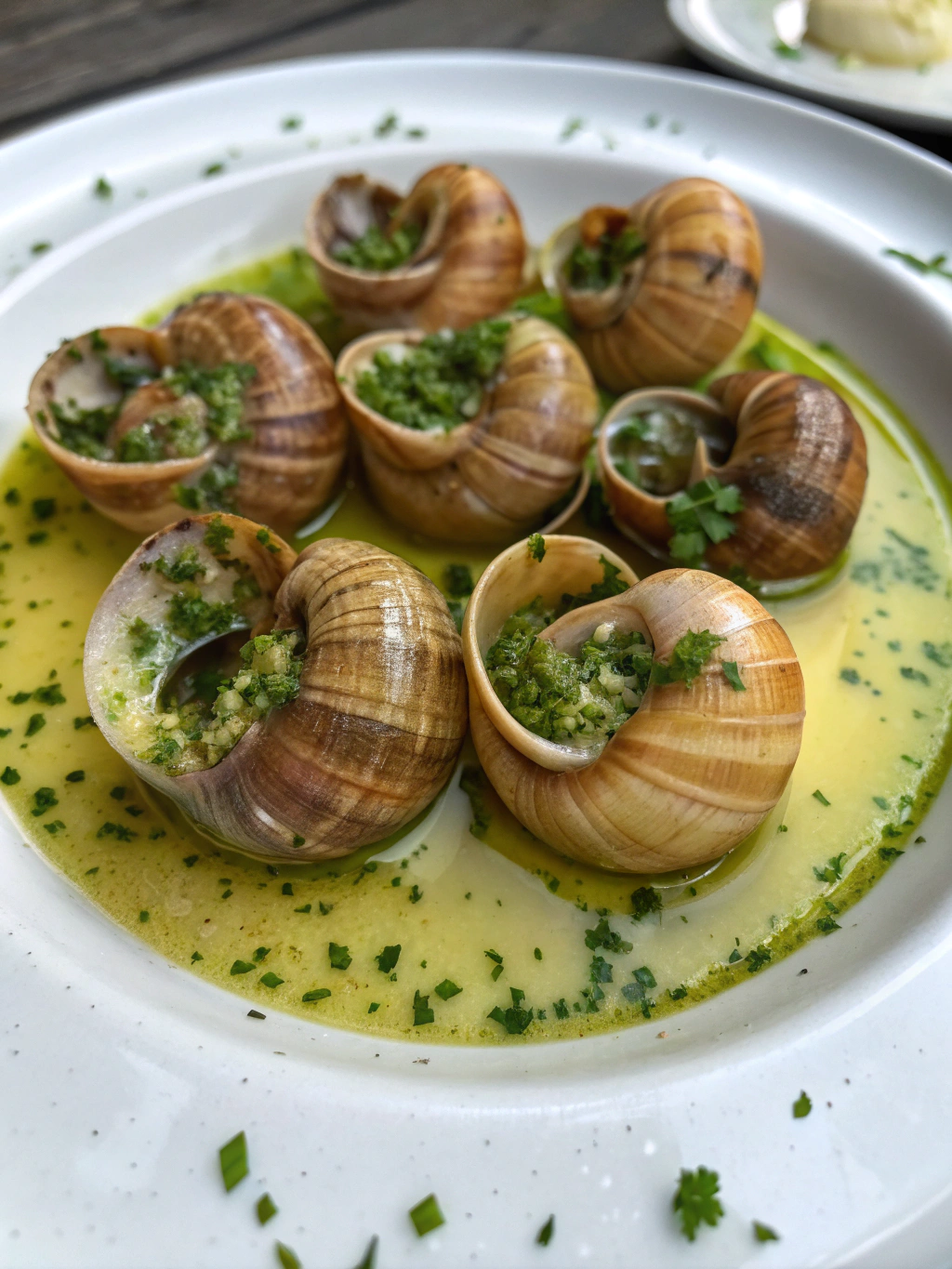 escargots au beurre persillé