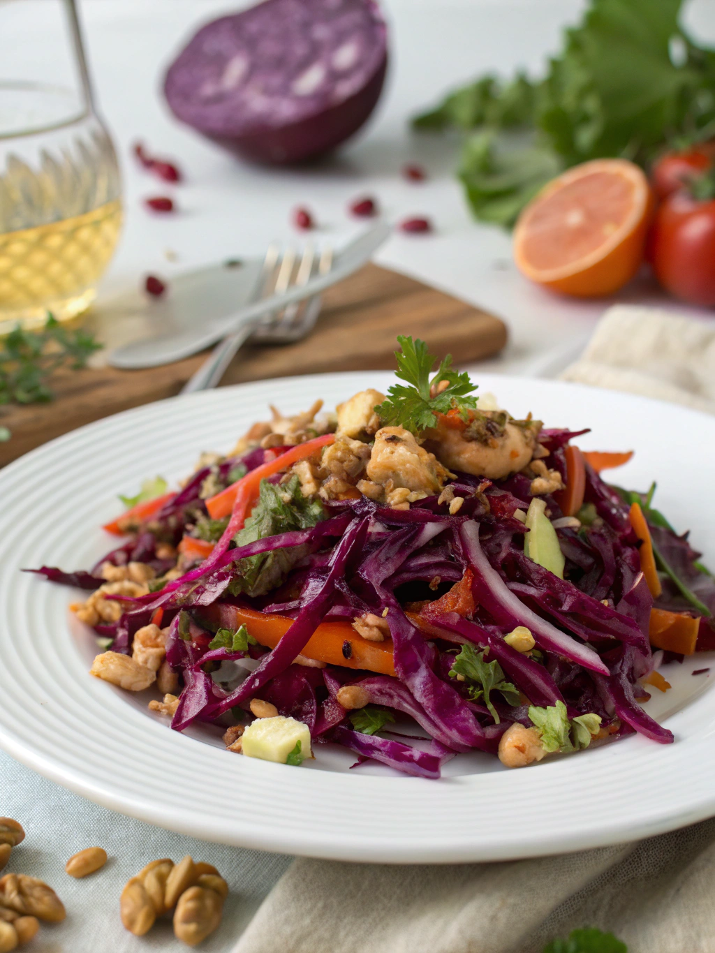 salade de chou rouge