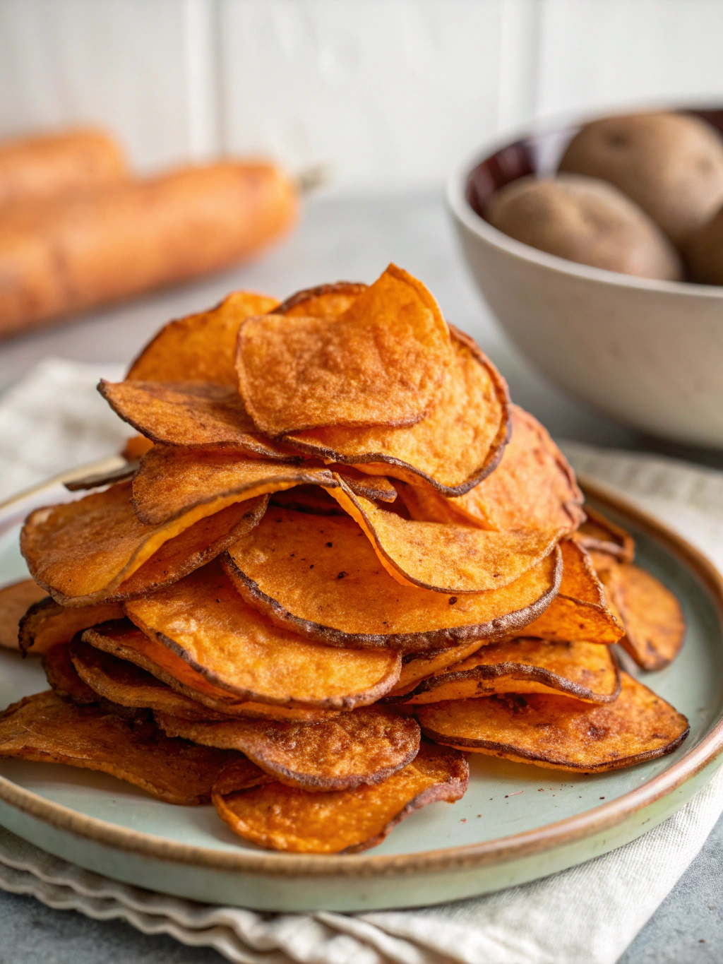 chips de patate douce