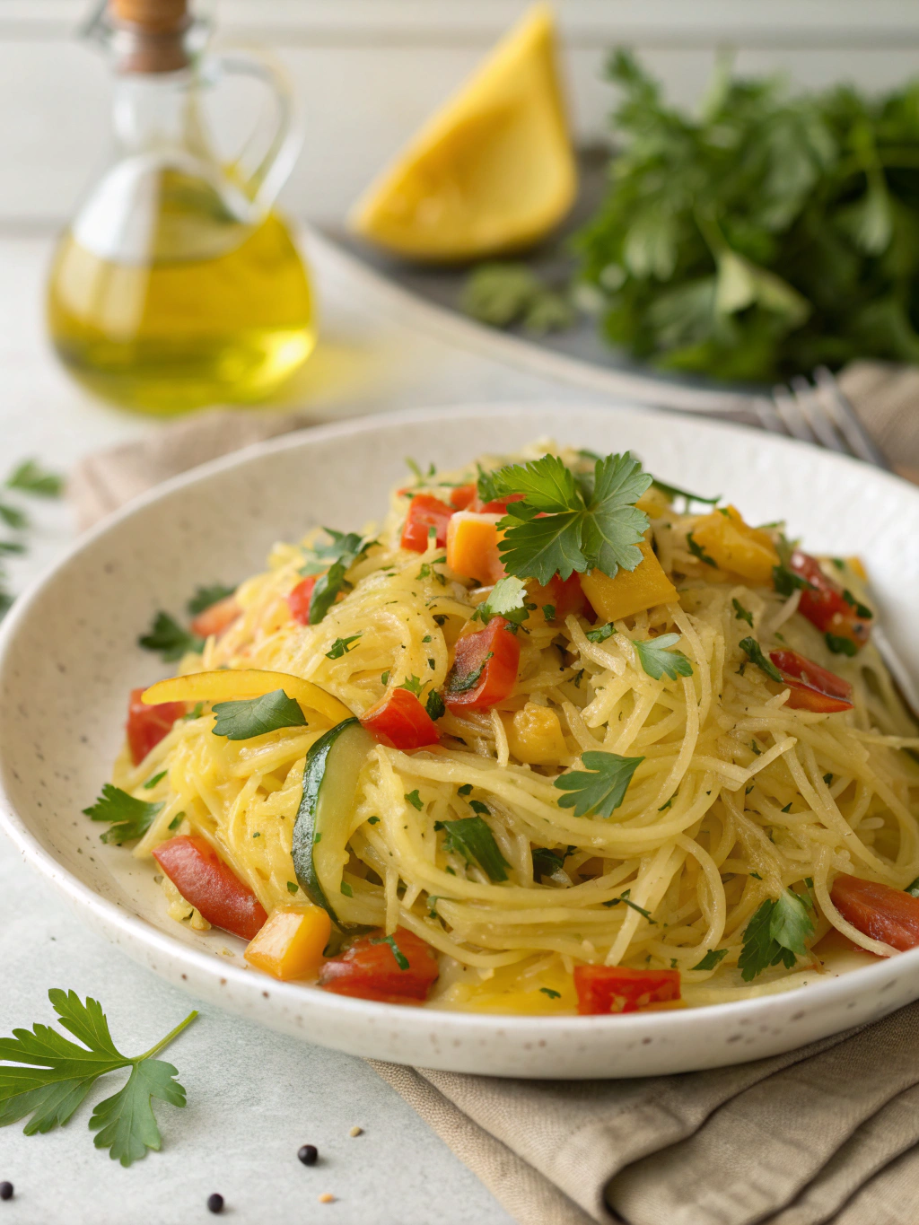 spaghettis de courgettes