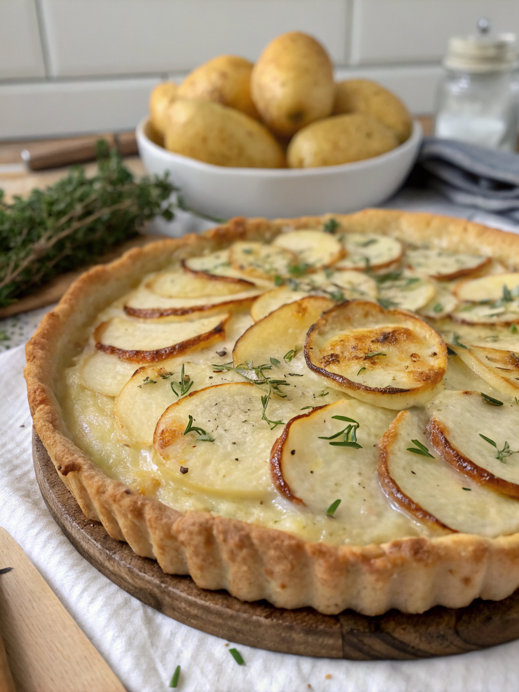tarte rustique pommes de terre reblochon